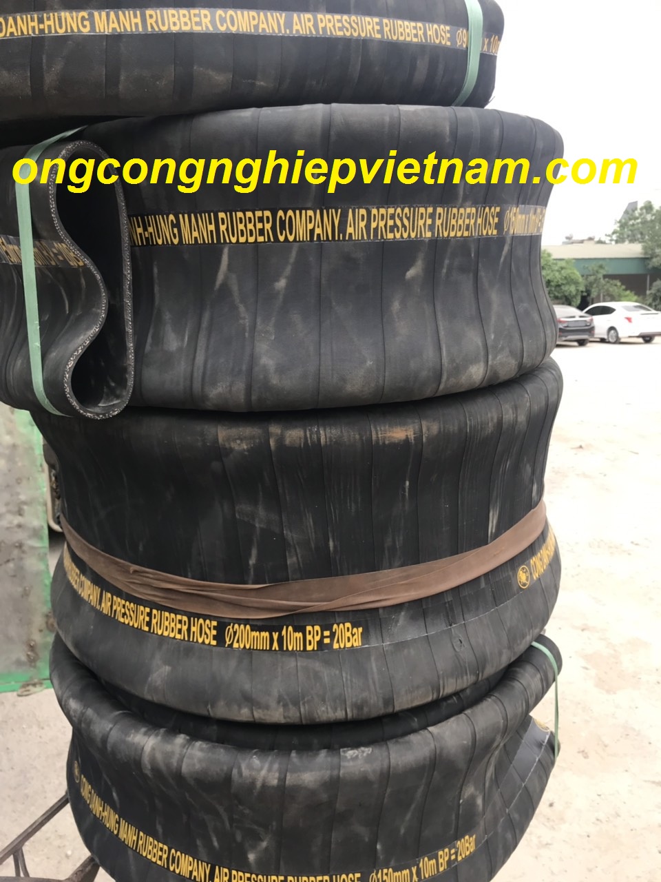 Ông cao su bố vải phi 250